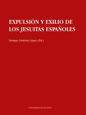 cover image of Expulsión y exilio de los jesuitas españoles